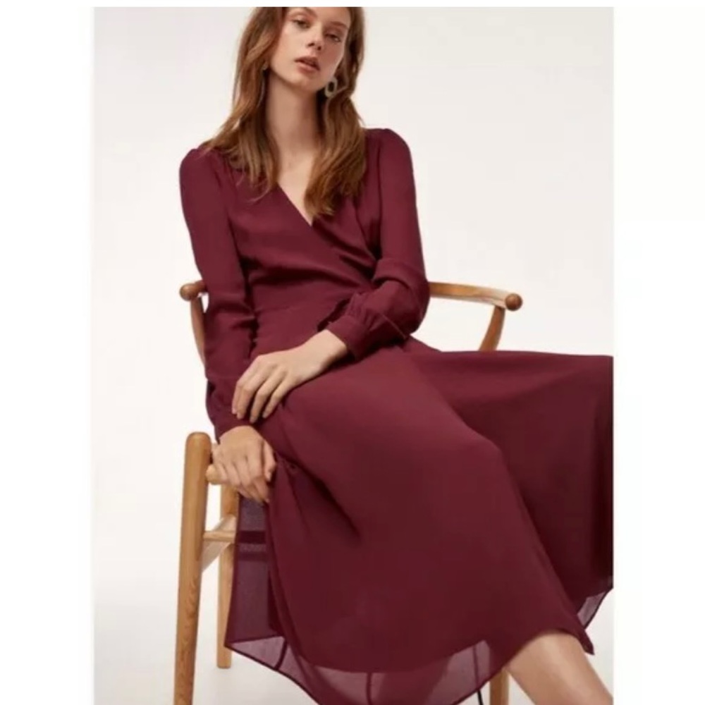 Wilfred (Aritzia) Red Dress